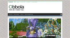 Desktop Screenshot of obbola.se